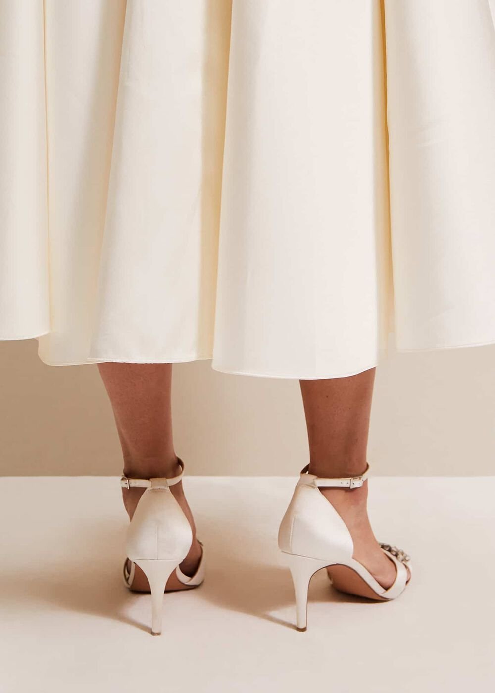 Embellished Sandals Ivory
