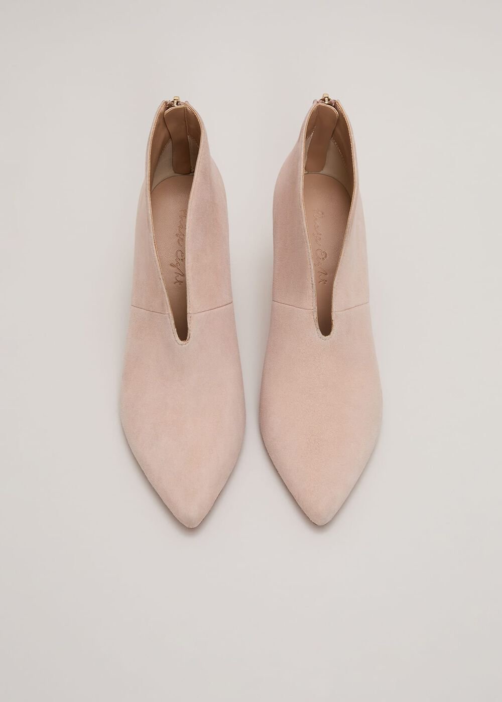 Cut Out Shoe Boots Neutral
