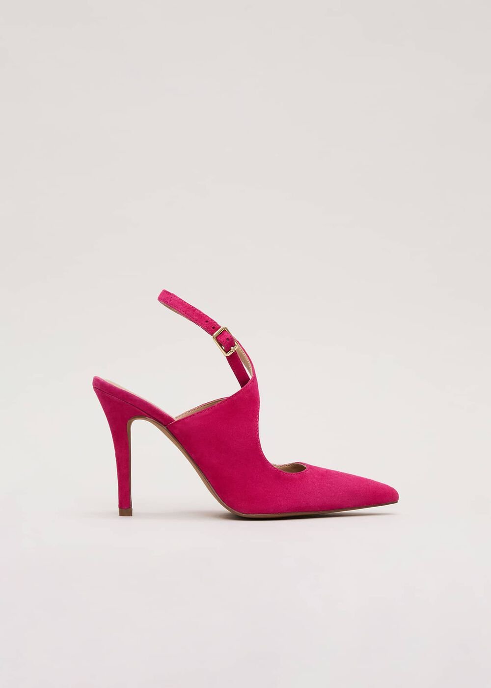 Cross Over Ankle Shoes Pink