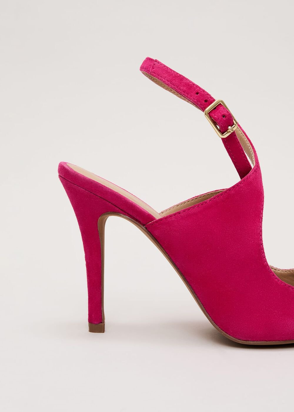 Cross Over Ankle Shoes Pink