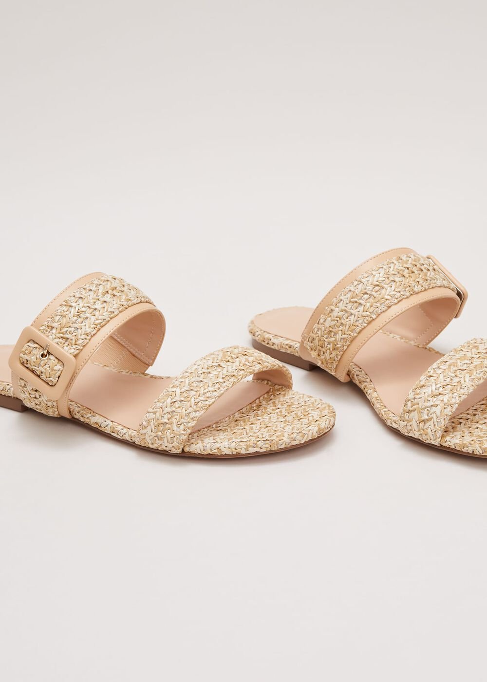 Raffia Slider Natural