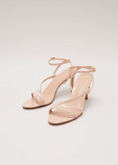 Patent Barely There Strappy Sandal Pale Pink