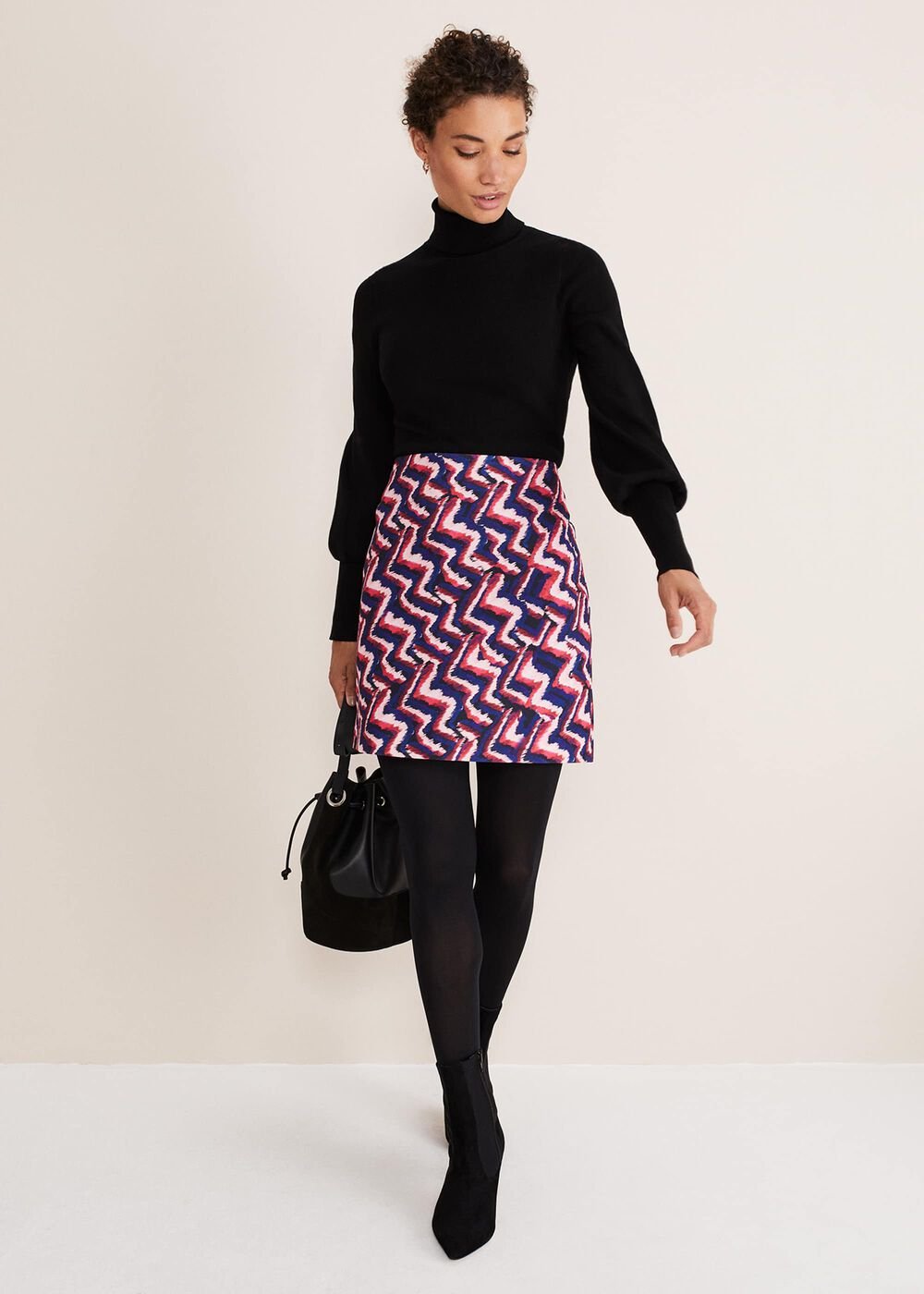 Dorothy Mini Skirt Pink/Blue