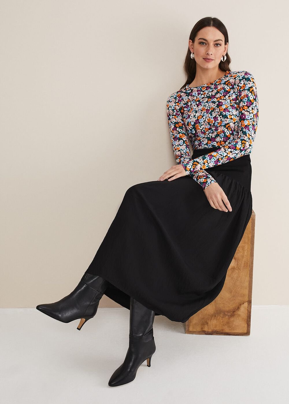 Laina Maxi Skirt Black