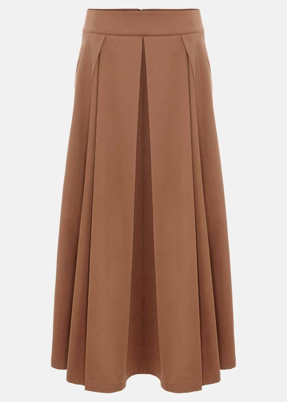 Trinity Pleated Skirt Brown