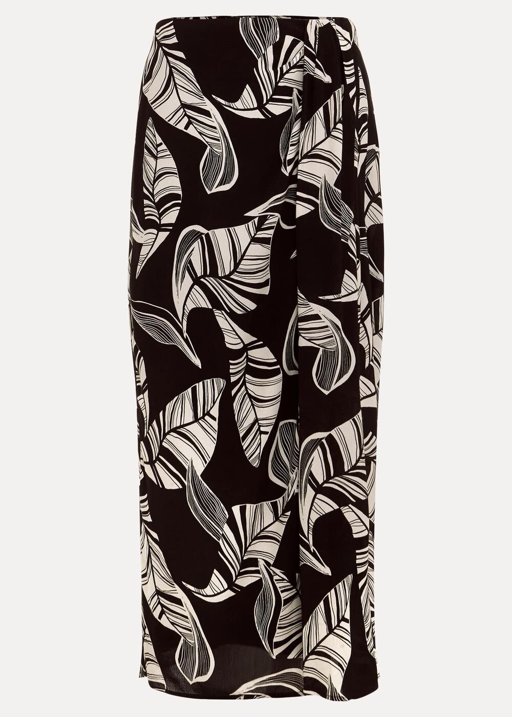 Ayana Printed Skirt Black/Ivory