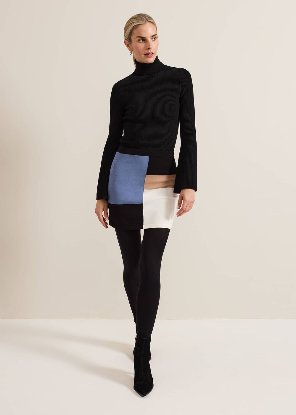 Kamila Colourblock Skirt Multi-Coloured