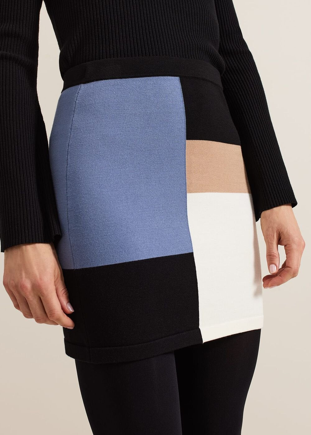 Kamila Colourblock Skirt Multi-Coloured