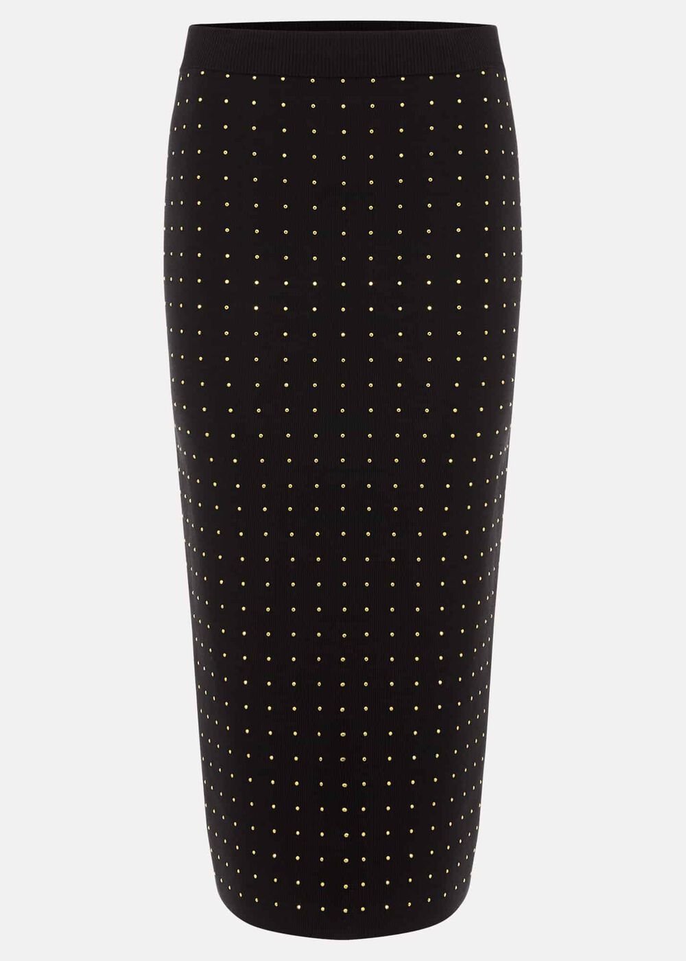 Kendall Studded Skirt Black