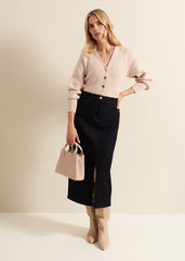 Amani Dark Wash Denim Skirt Dark Wash