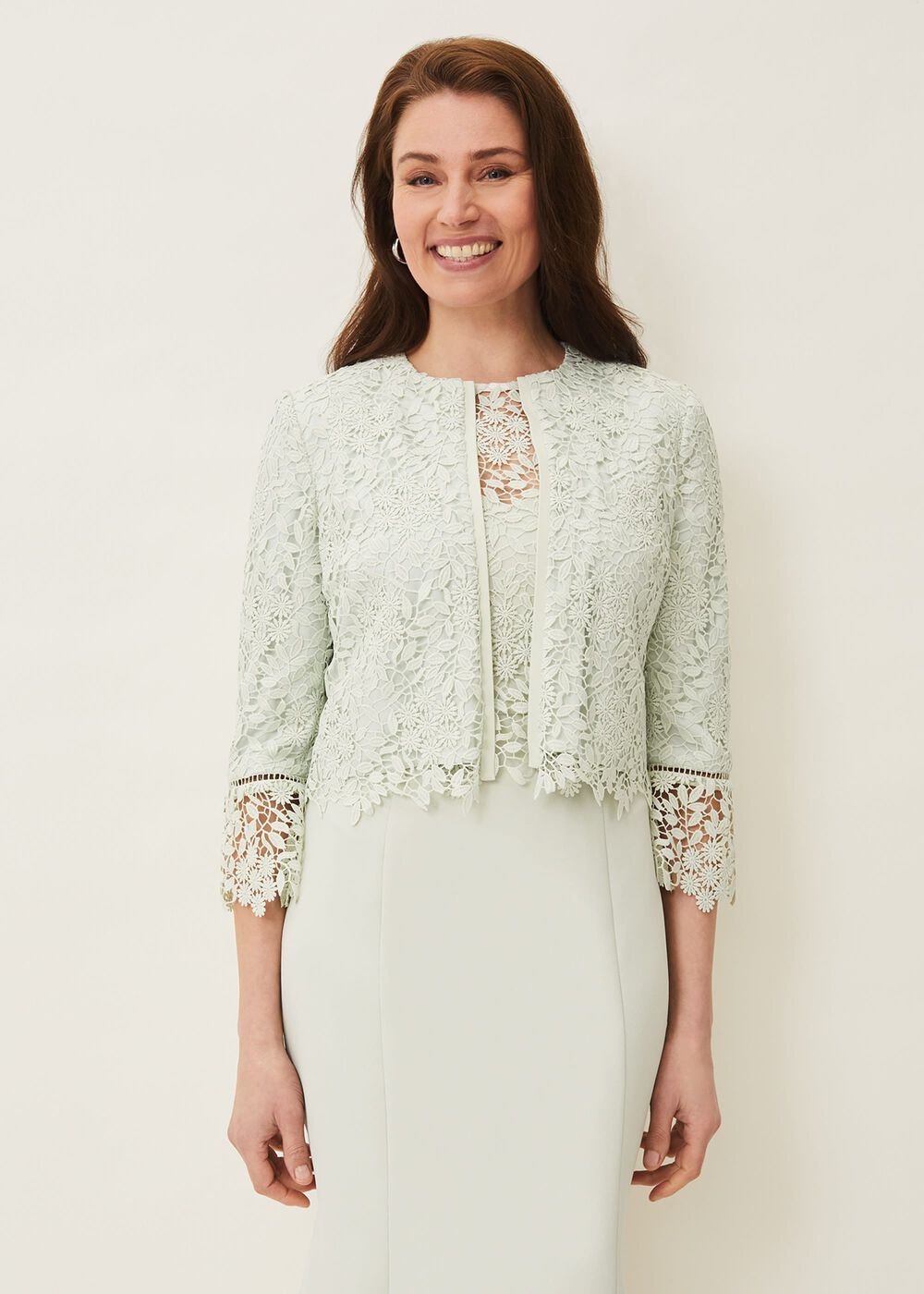 Georgia Lace Jacket Spearmint