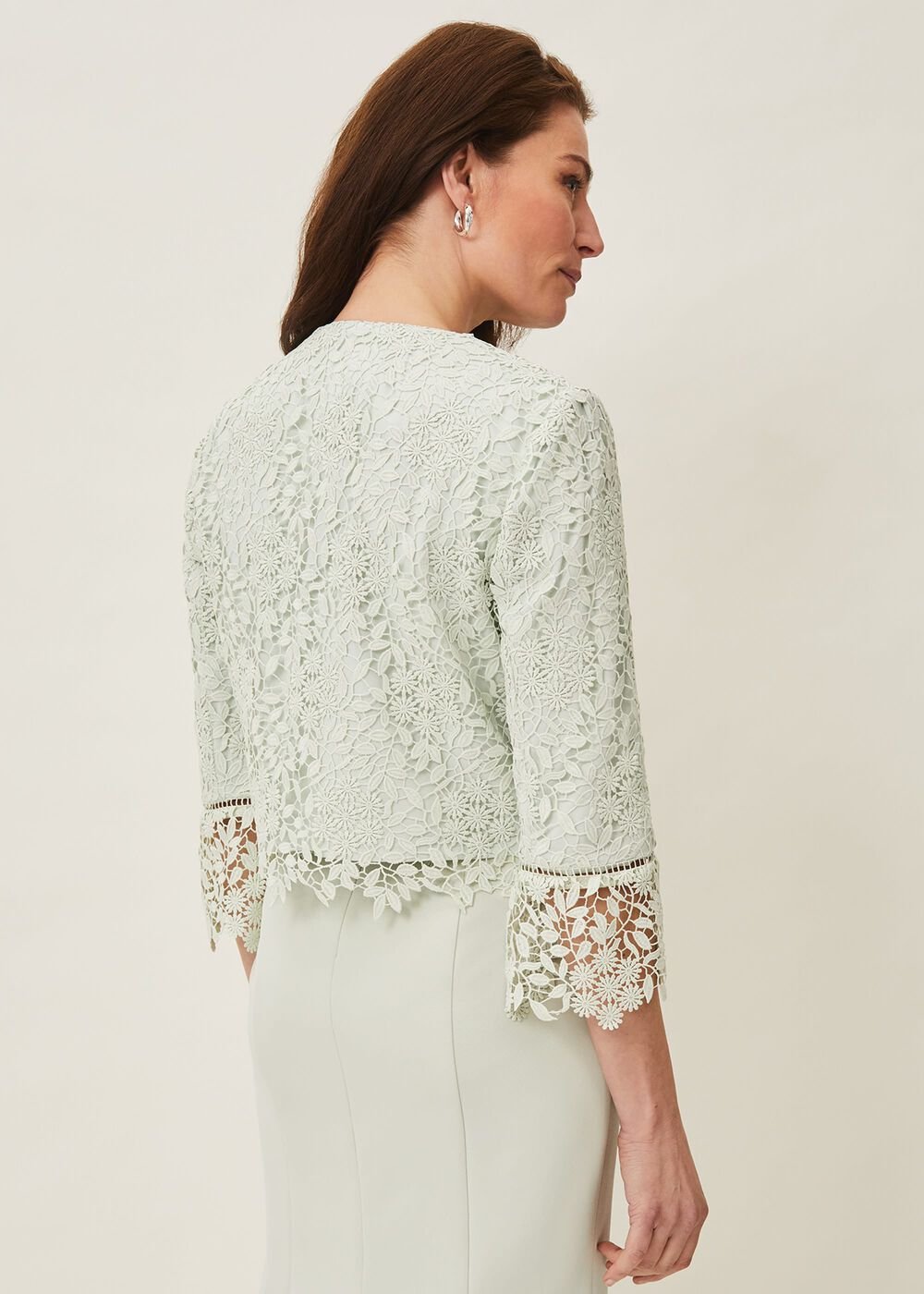 Georgia Lace Jacket Spearmint