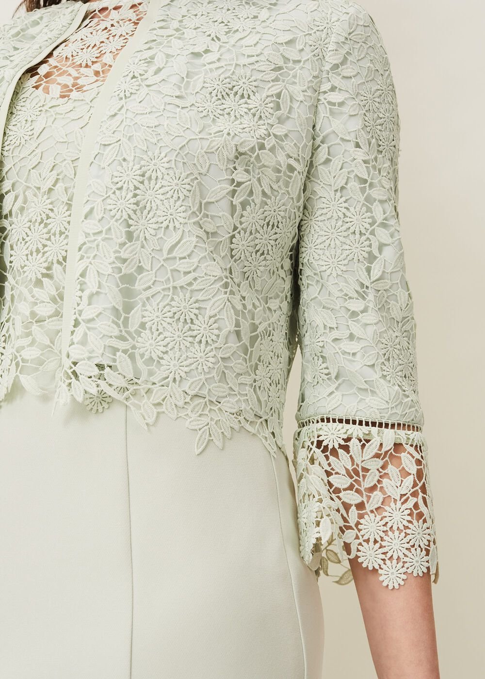 Georgia Lace Jacket Spearmint