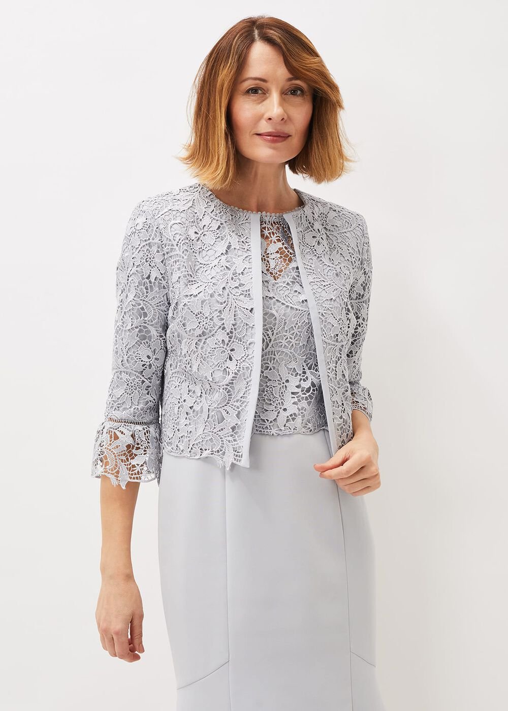 Alisha Lace Jacket Mineral