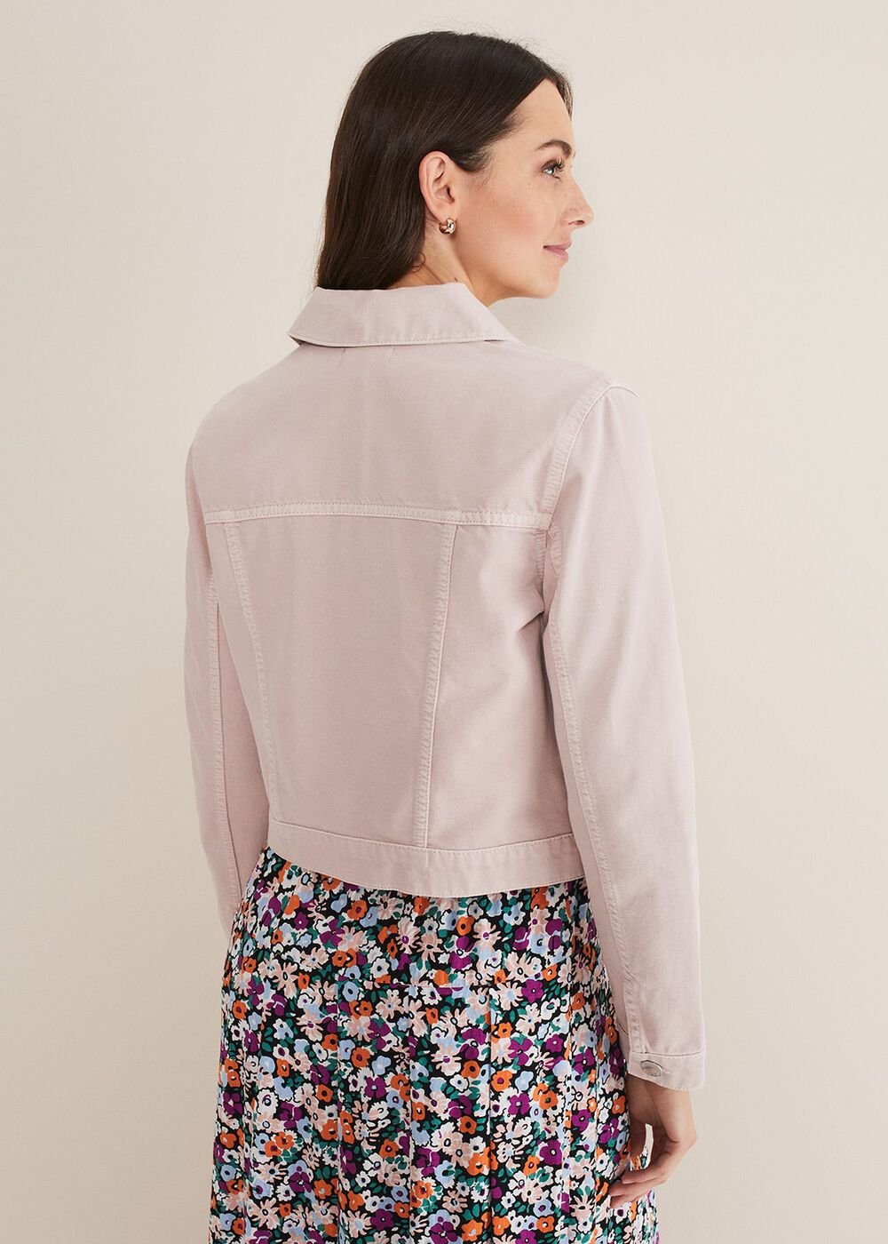 Caitlin Denim Jacket Frosted Heather