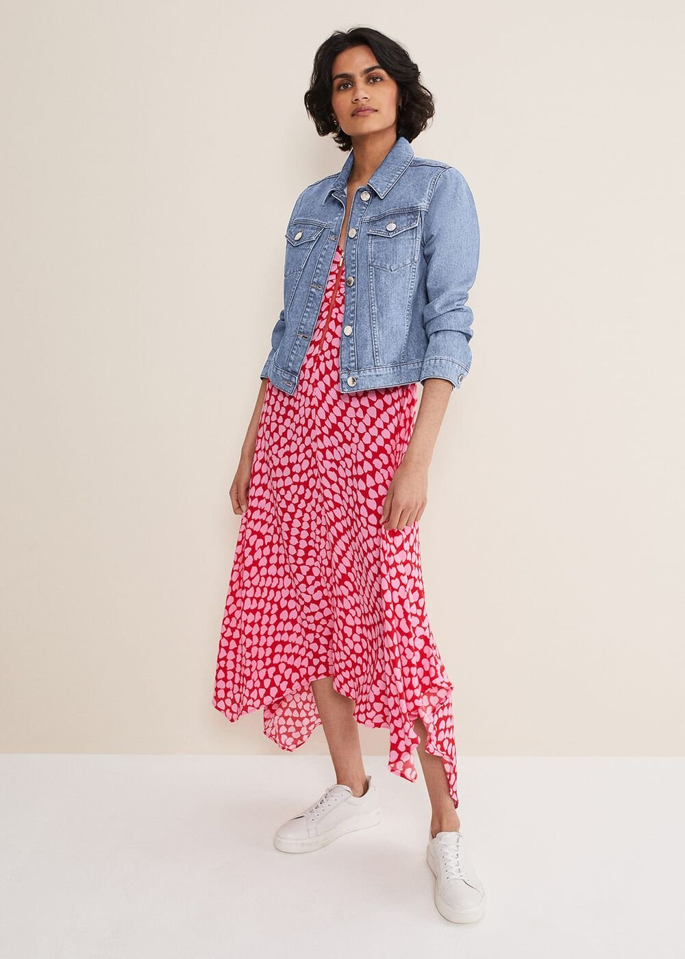 Caitlin Denim Jacket Mid Wash Blue