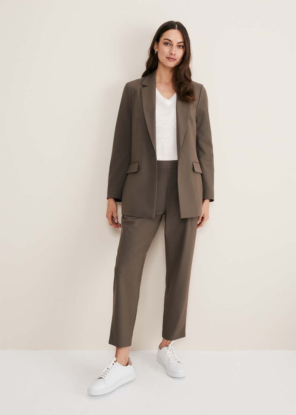 Adela Soft Blazer Khaki