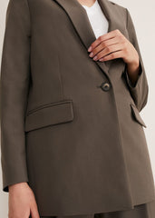 Adela Soft Blazer Khaki