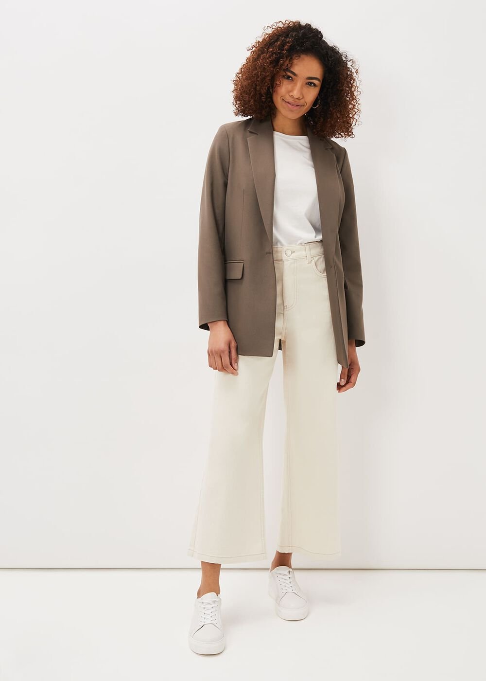 Adela Soft Blazer Khaki