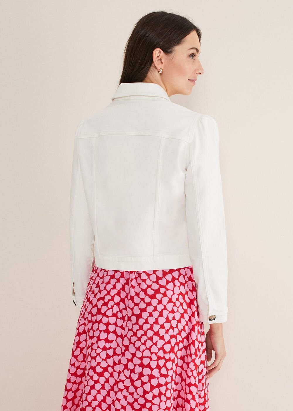 Lettie Denim Jacket White