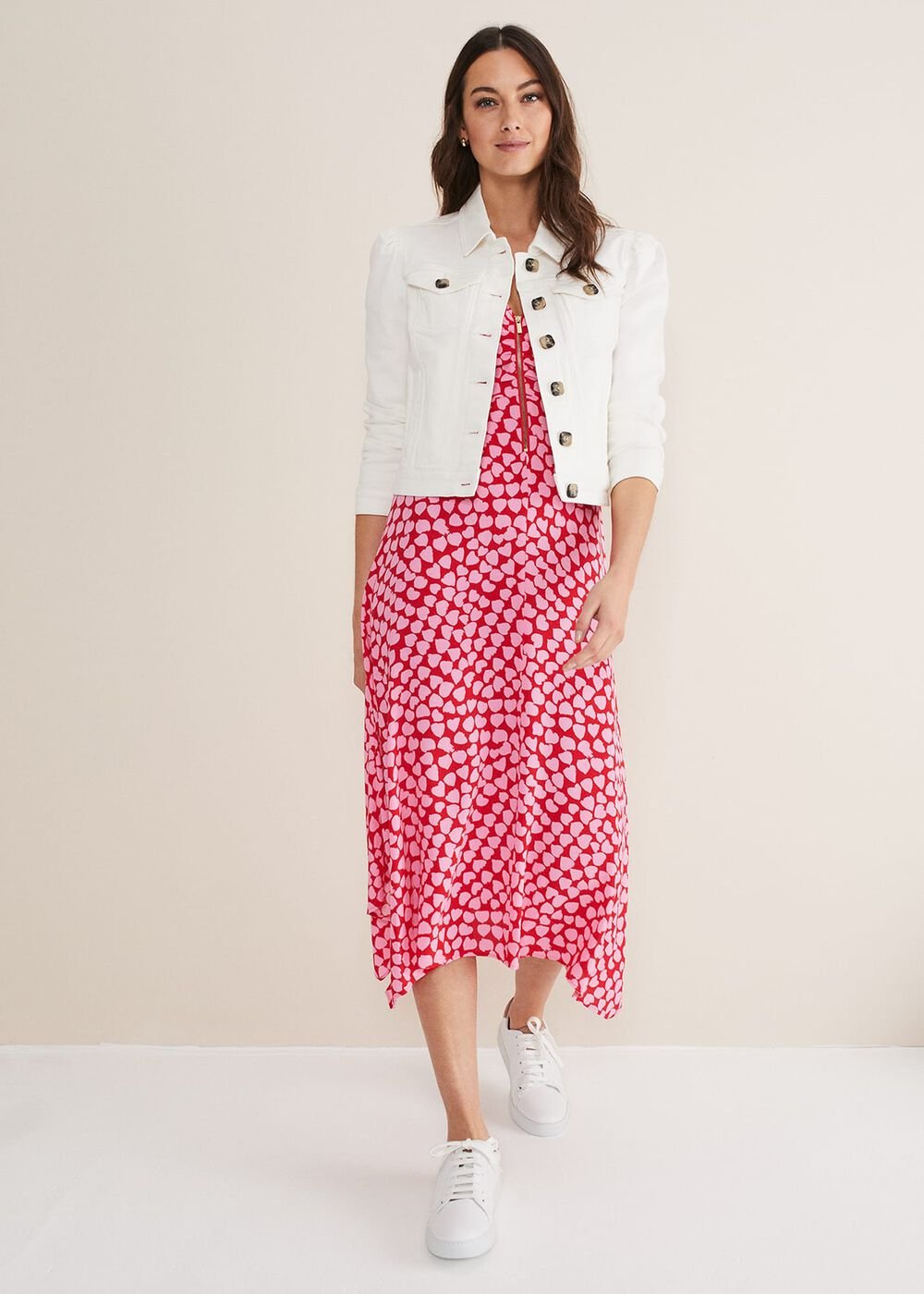 Lettie Denim Jacket White