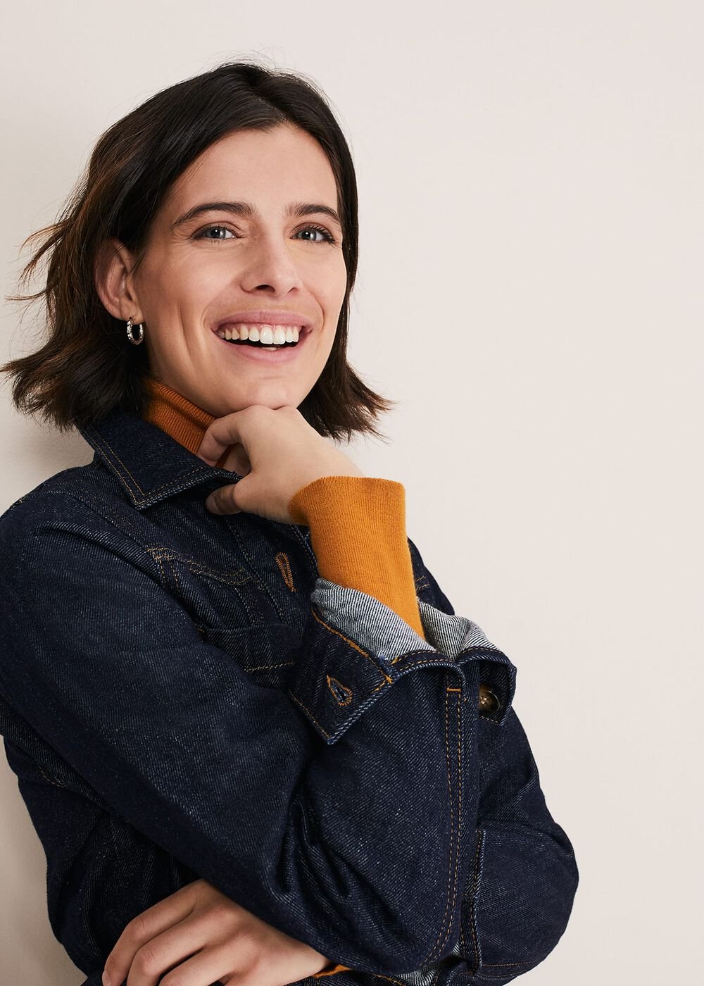 Marcie Longline Denim Jacket Denim