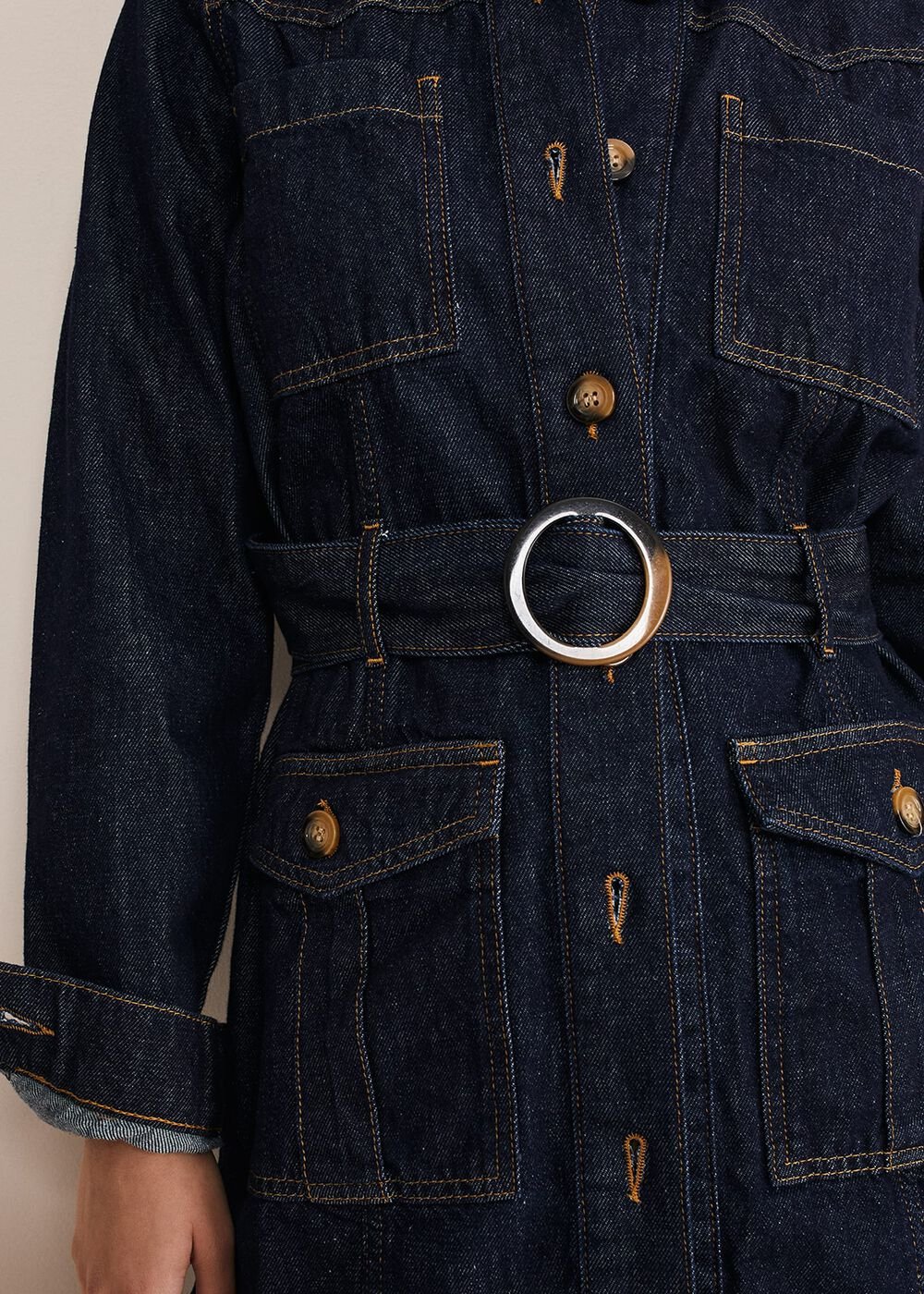 Marcie Longline Denim Jacket Denim
