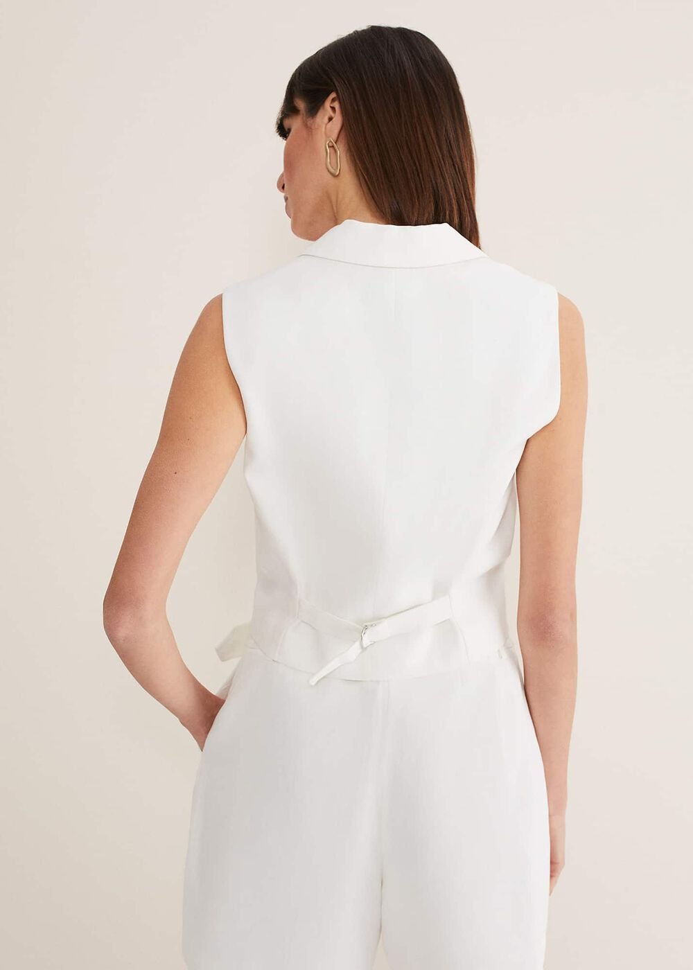 Bianca Waistcoat Co-Ord Ivory