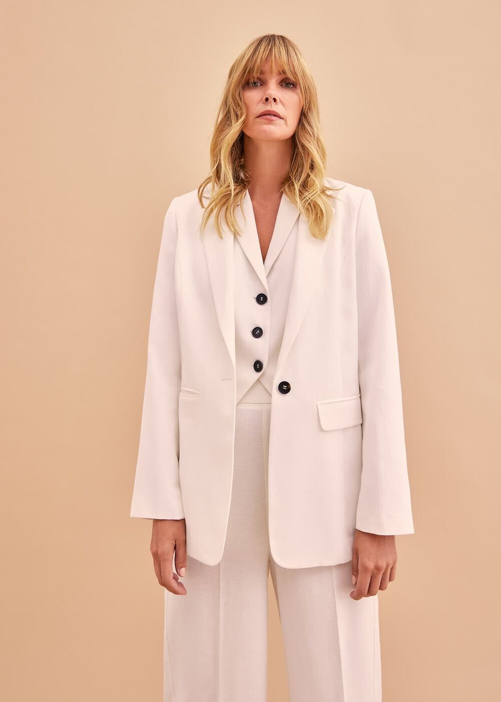 Bianca Waistcoat Co-Ord Ivory