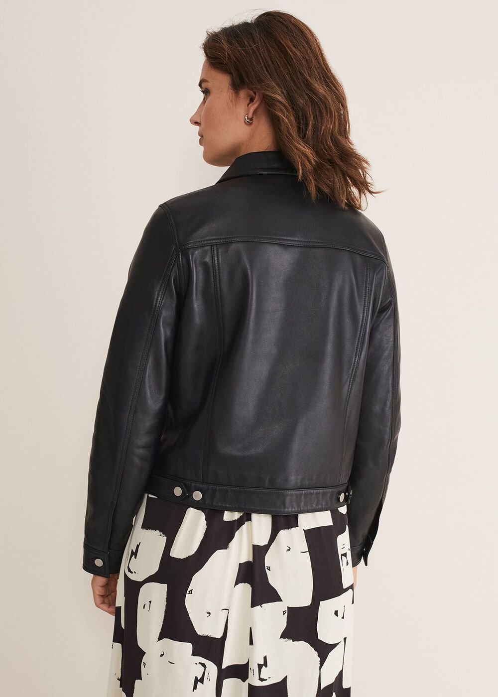 Myrtle Leather Jacket Black