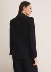 Elandra Black Tux Blazer Black