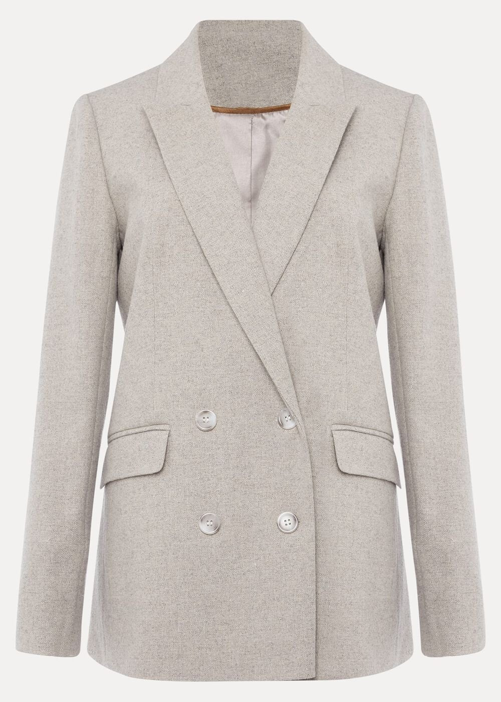 Drew Wool Blazer Grey/Neutral