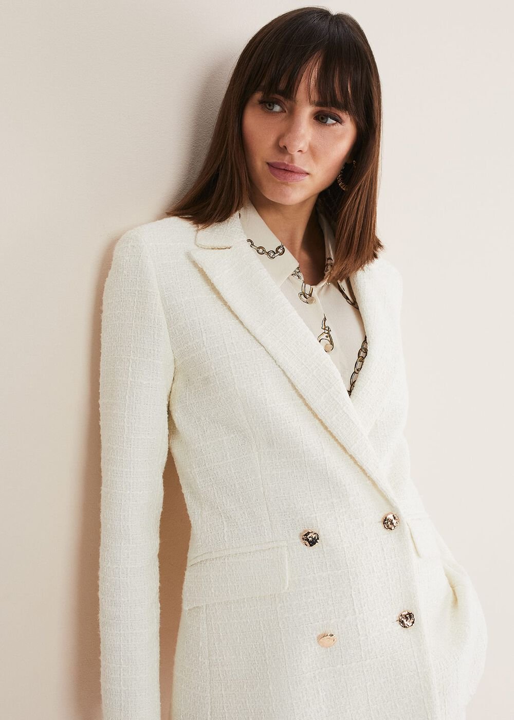 Auden Black Blazer Cream