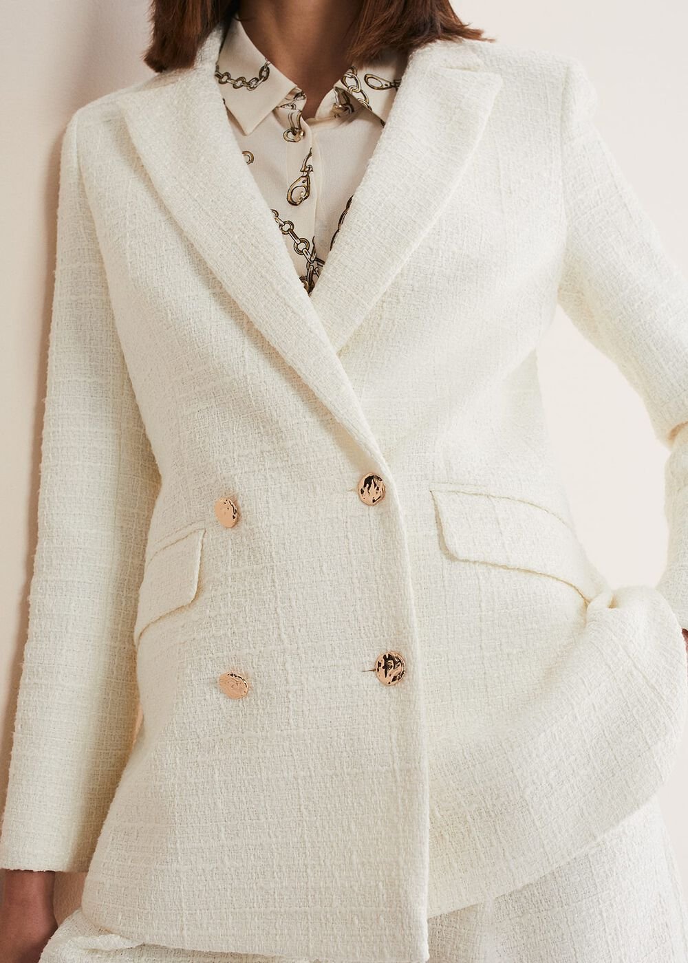 Auden Black Blazer Cream