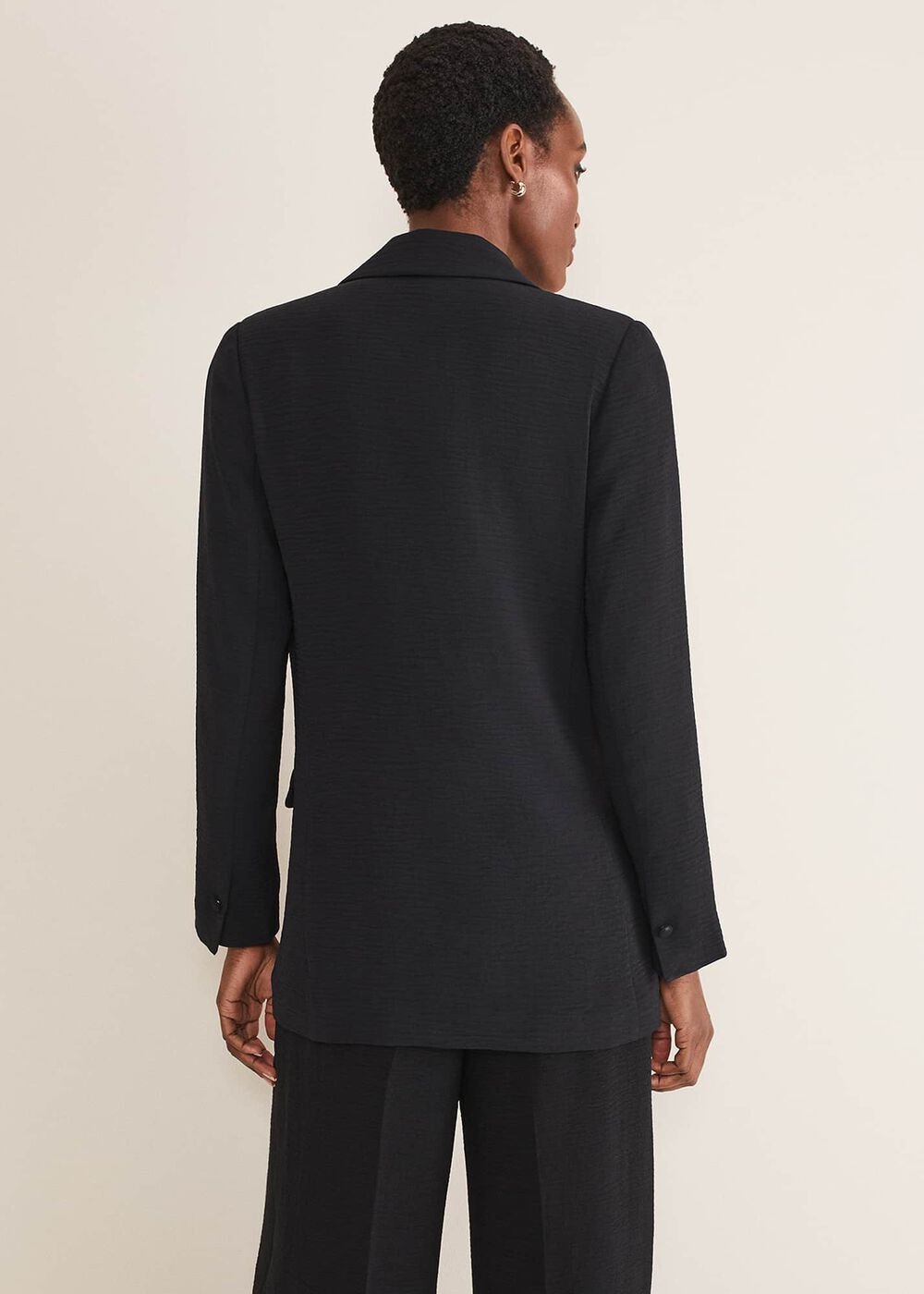 Opal Black Blazer Black