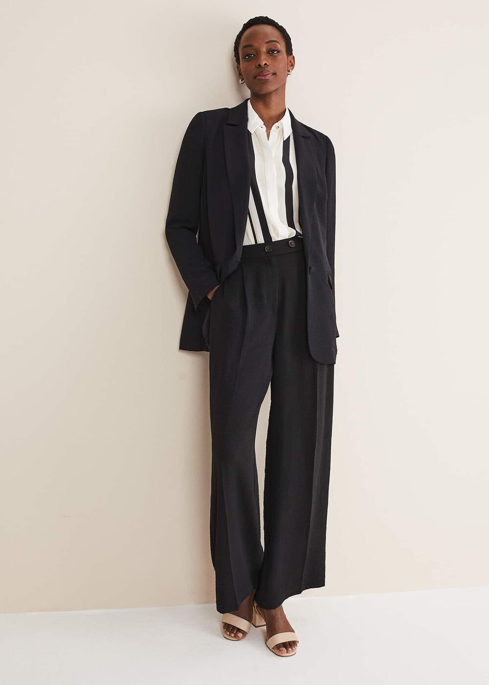 Opal Black Blazer Black