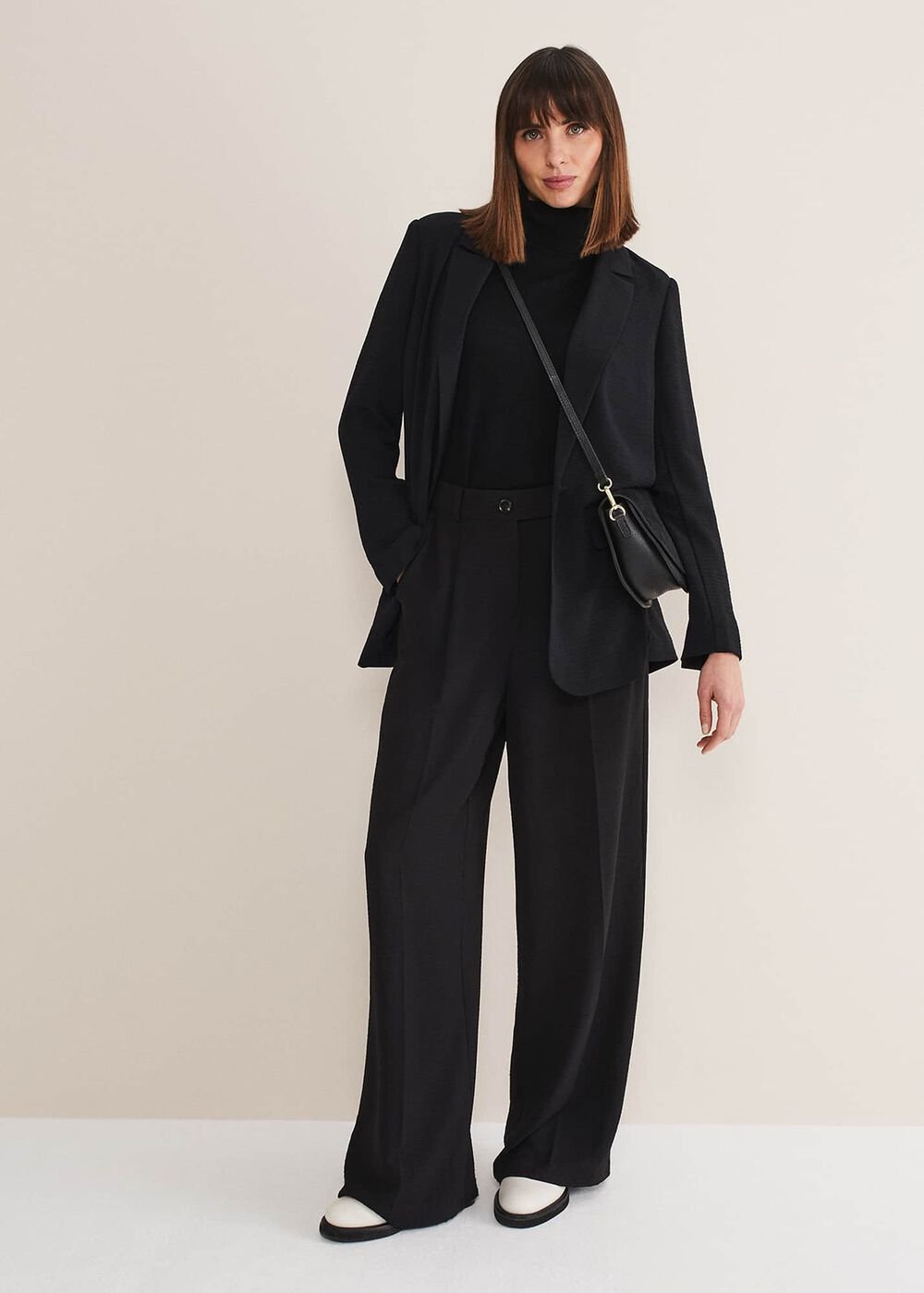 Opal Black Blazer Black
