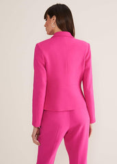 Adria Pink Blazer Hot Pink