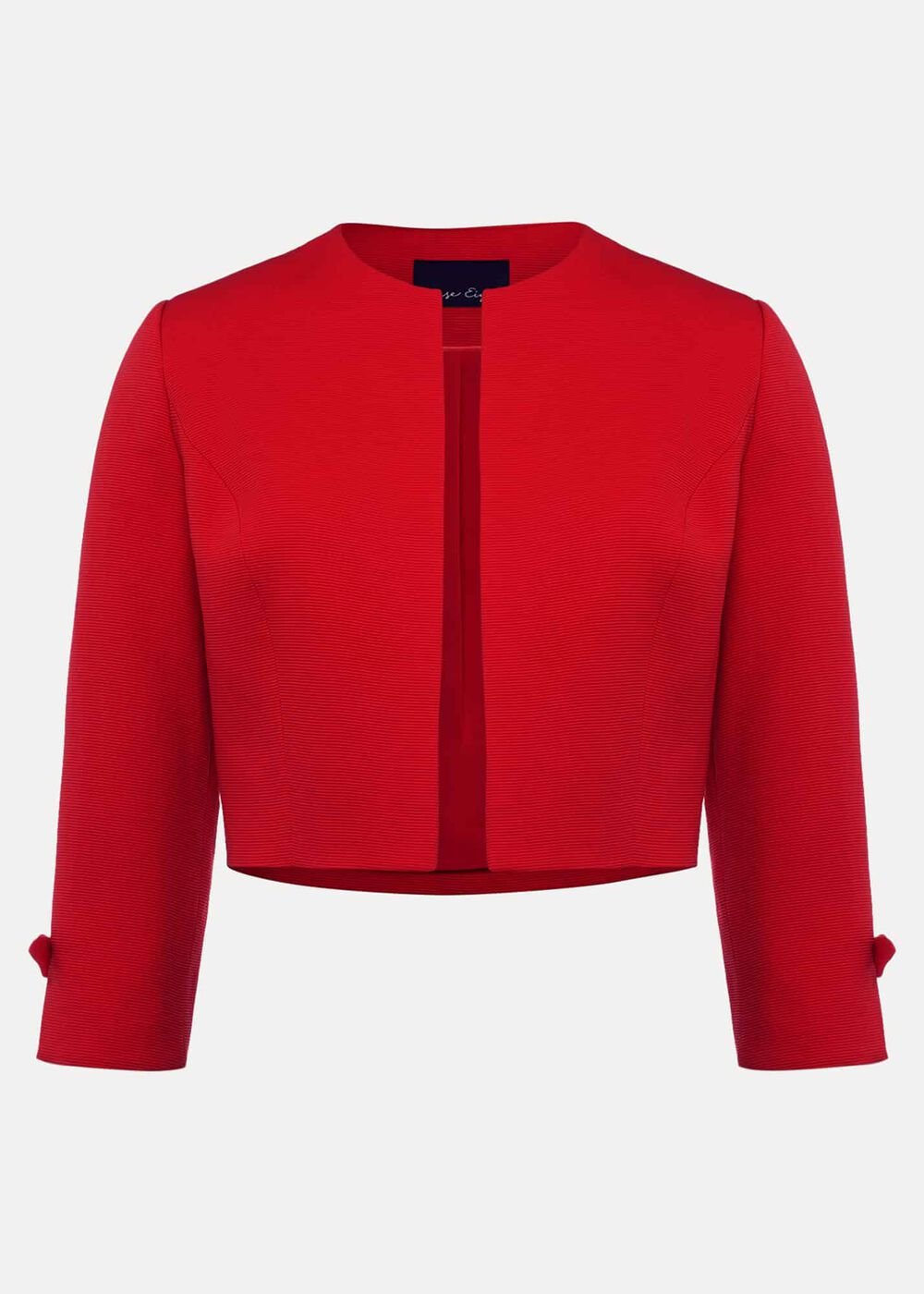 Zoele Bow Detail Jacket Red