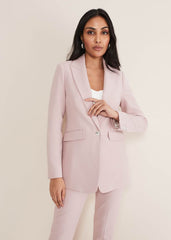 Petite Eira Fitted Blazer Soft Pink