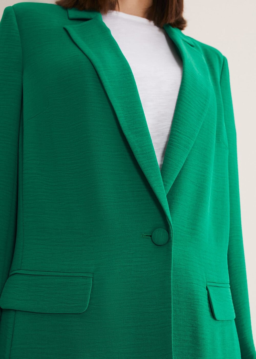 Opal Green Blazer Green