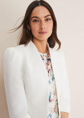 Isabella Bow Jacket Ivory