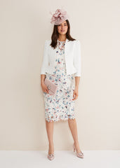 Isabella Bow Jacket Ivory