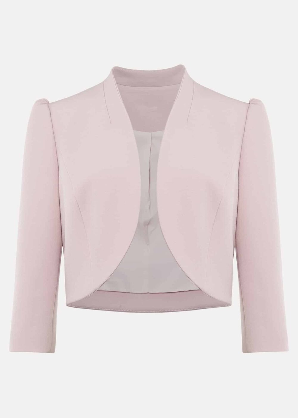 Leanna Cropped Jacket Antique Rose