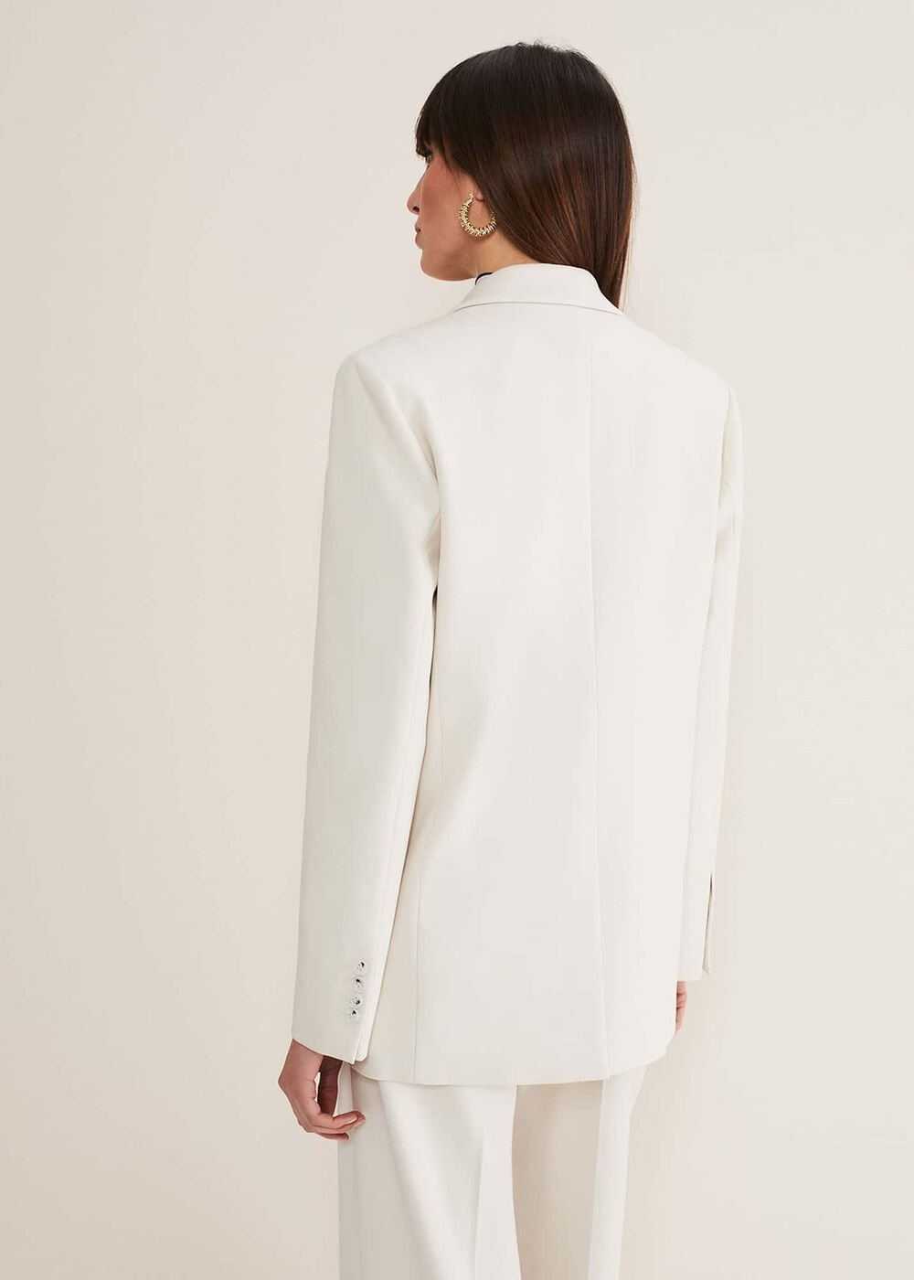 Celyn Single Breasted Blazer Almond