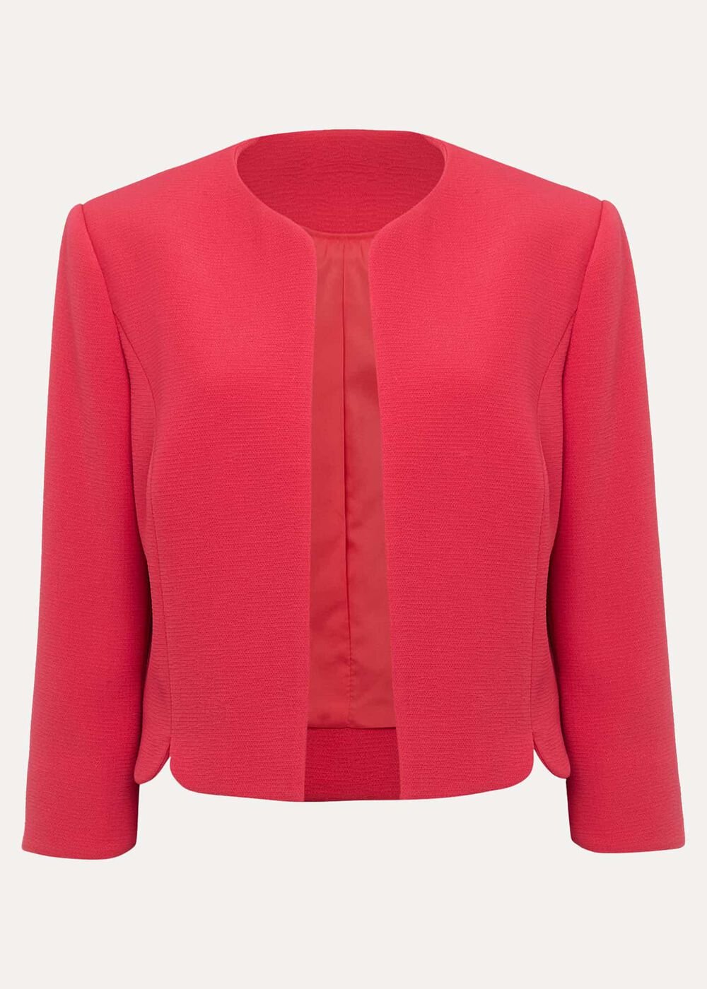 Cara Textured Jacket Raspberry