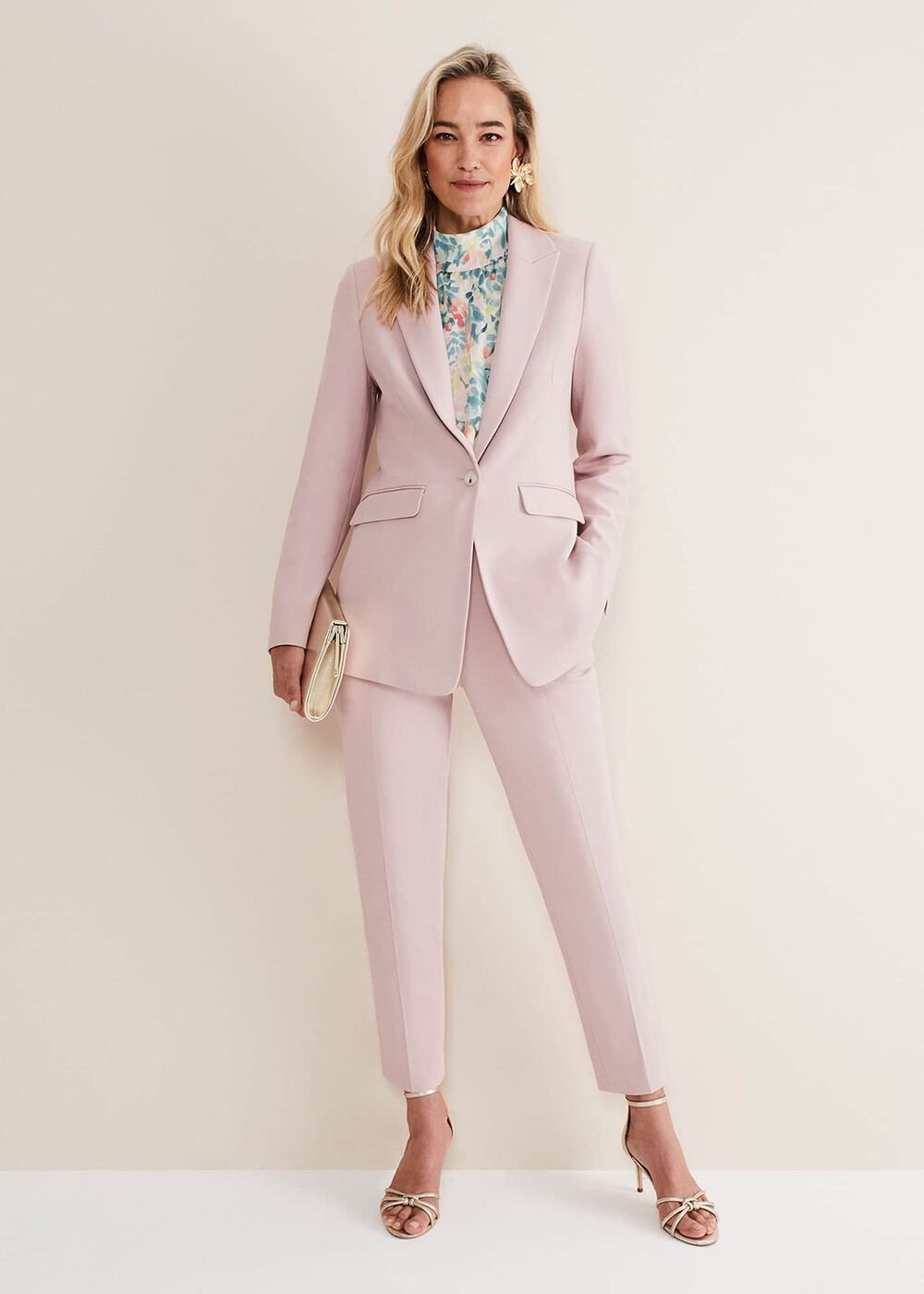 Eira Pink Blazer Pale Pink