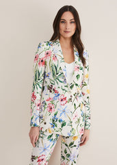 Ulrica Floral Blazer Multi-Coloured