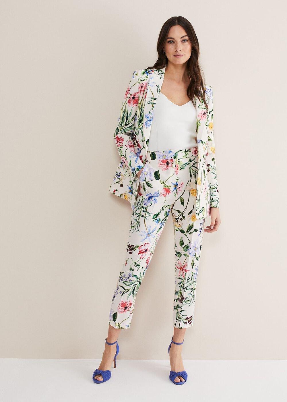 Ulrica Floral Blazer Multi-Coloured