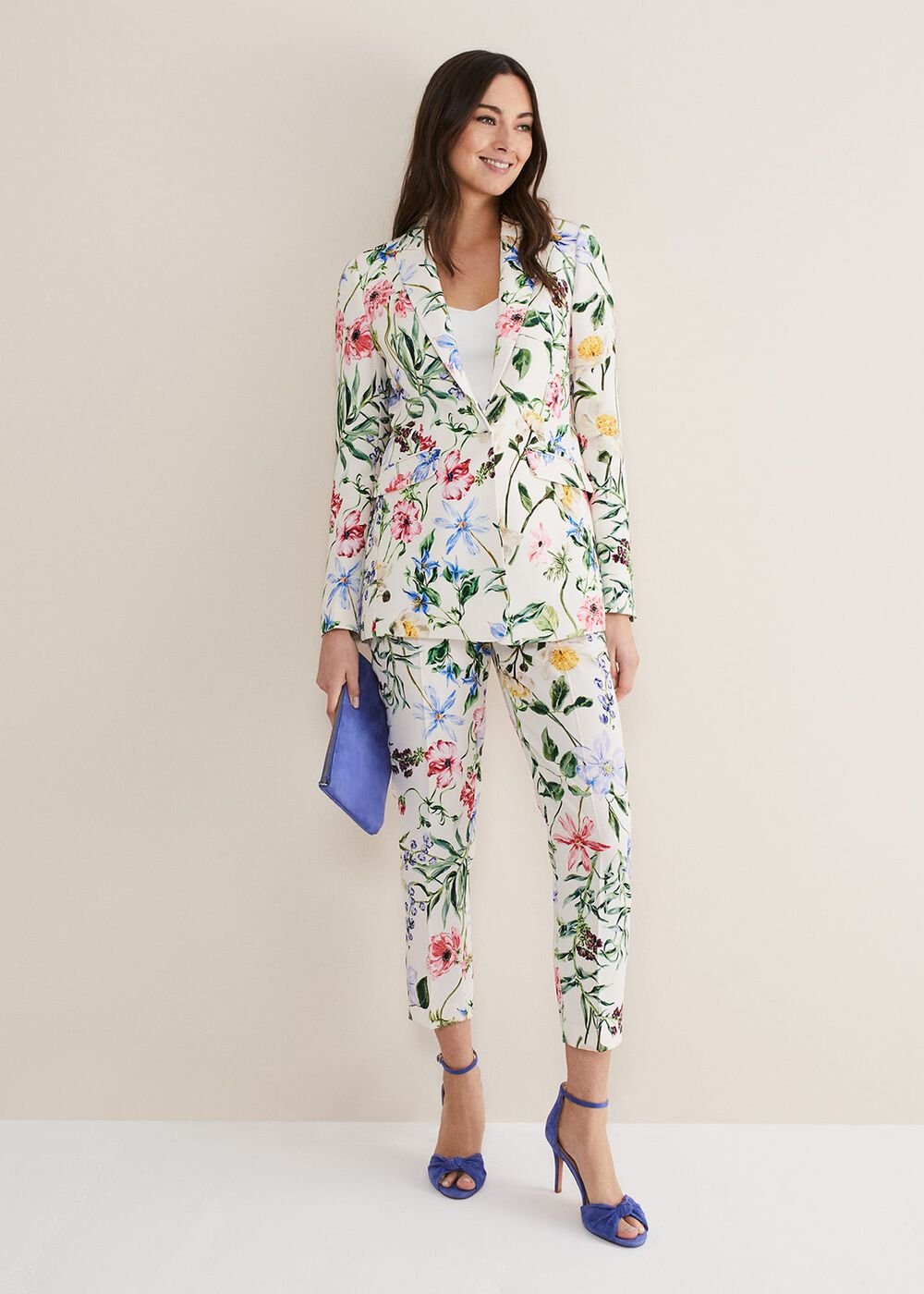 Ulrica Floral Blazer Multi-Coloured